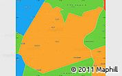 Political Simple Map of Pedro II