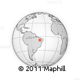 Outline Map of Simplicio Mendes