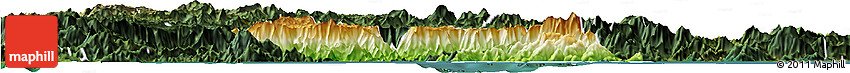 Physical Horizon Map of Angra Dos Reis, satellite outside