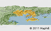 Savanna Style Panoramic Map of Angra Dos Reis