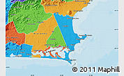 Political Map of Cabo Frio