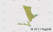 Satellite Map of Cabo Frio, cropped outside