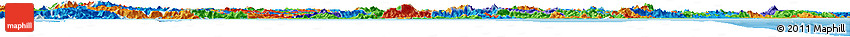 Political Horizon Map of Rio De Janeiro
