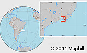 Gray Location Map of Nilopolis