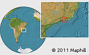 Satellite Location Map of Nilopolis