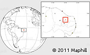 Blank Location Map of Patu