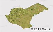 Satellite 3D Map of Arroio Grande, cropped outside