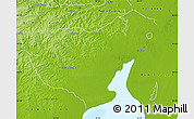 Physical Map of Arroio Grande