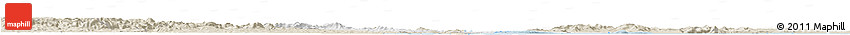 Classic Style Horizon Map of Barra Do Ribeira