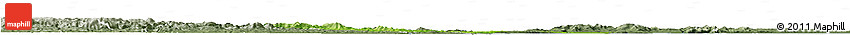 Physical Horizon Map of Barra Do Ribeira, semi-desaturated