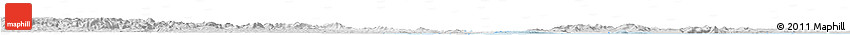 Silver Style Horizon Map of Barra Do Ribeira