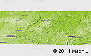 Physical Panoramic Map of Cacapava do Sul