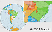 Political Location Map of Condor