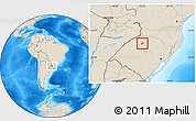 Shaded Relief Location Map of Condor