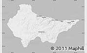 Gray Map of Erval, single color outside