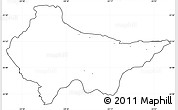 Blank Simple Map of Erval, cropped outside, no labels