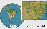 Satellite Location Map of Horizontina