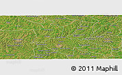 Satellite Panoramic Map of Ijui