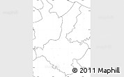 Blank Simple Map of Ijui, no labels