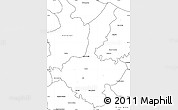 Blank Simple Map of Ijui