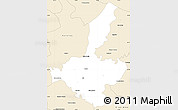 Classic Style Simple Map of Ijui