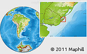 Physical Location Map of Lagoa mangueira