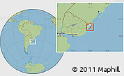 Savanna Style Location Map of Lagoa mangueira