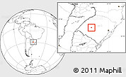 Blank Location Map of Mata