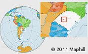 Political Location Map of Mata, highlighted parent region