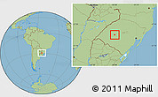 Savanna Style Location Map of Mata