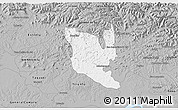 Gray 3D Map of Montenegro