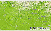 Physical 3D Map of Montenegro