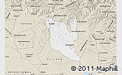 Classic Style Map of Montenegro