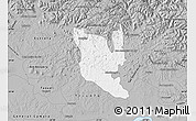 Gray Map of Montenegro