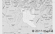 Silver Style Map of Montenegro