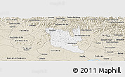 Classic Style Panoramic Map of Montenegro