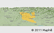 Savanna Style Panoramic Map of Montenegro