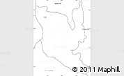 Blank Simple Map of Montenegro