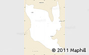 Classic Style Simple Map of Montenegro