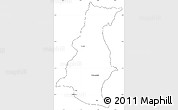 Blank Simple Map of Pinheiro Machado, cropped outside
