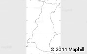 Blank Simple Map of Pinheiro Machado, no labels