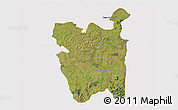 Satellite 3D Map of Rio Pardo, cropped outside