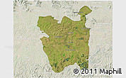 Satellite 3D Map of Rio Pardo, lighten