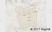 Shaded Relief 3D Map of Rio Pardo, lighten