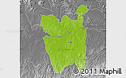 Physical Map of Rio Pardo, desaturated