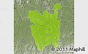 Physical Map of Rio Pardo, semi-desaturated