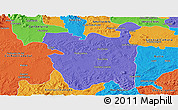 Political Panoramic Map of Rio Pardo