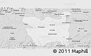 Silver Style Panoramic Map of Rio Pardo