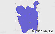 Political Simple Map of Rio Pardo, cropped outside