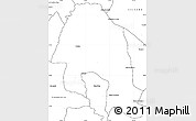 Blank Simple Map of Santa Cruz do Su